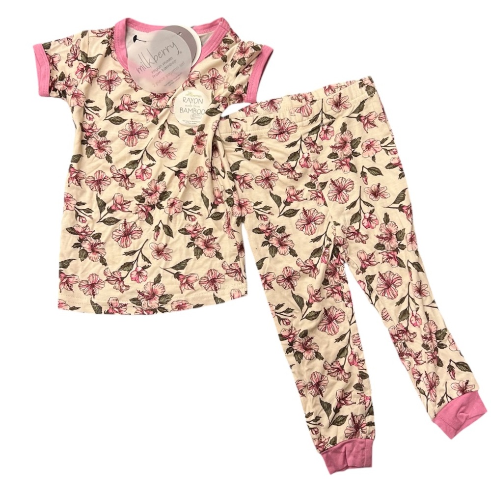 Milkberry Hibiscus Pajamas